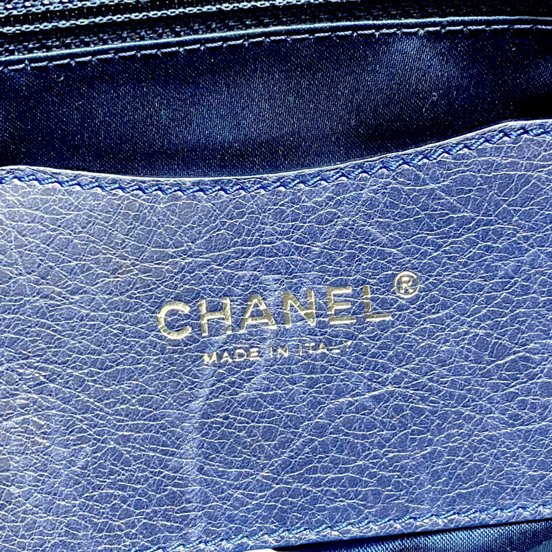 藍色 牛皮 On The Road 肩背包 銀釦【CHANEL 香奈兒】 A48019-5