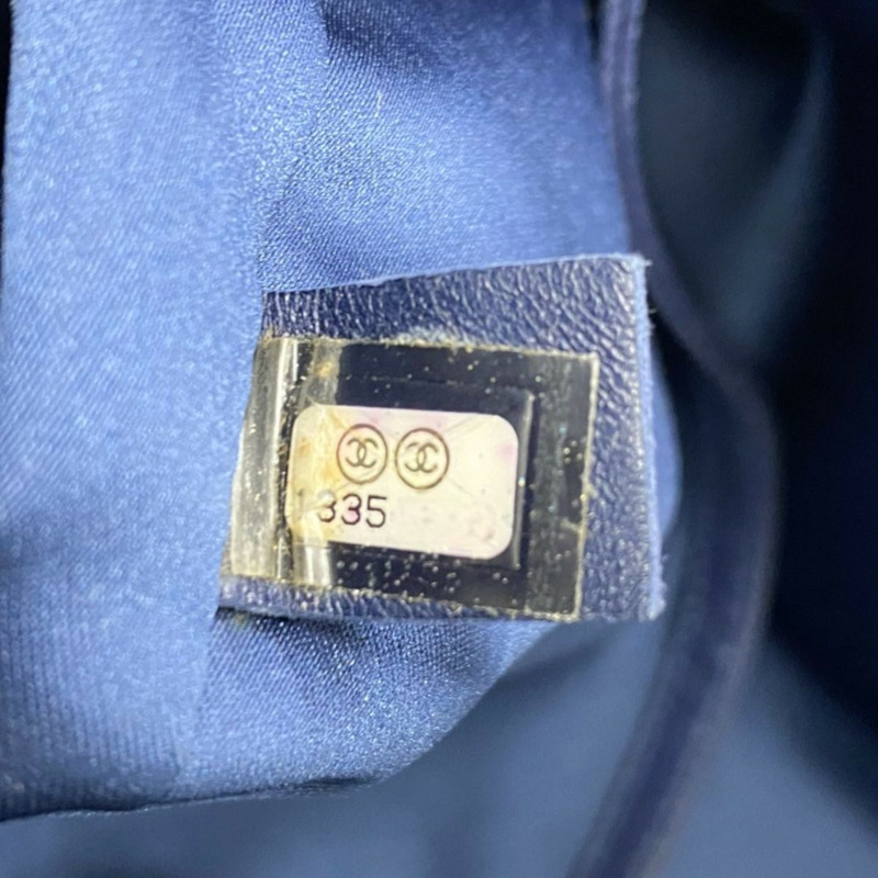 藍色 牛皮 On The Road 肩背包 銀釦【CHANEL 香奈兒】 A48019-6