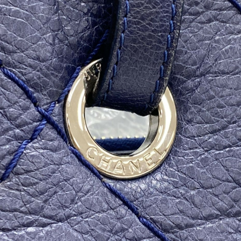藍色 牛皮 On The Road 肩背包 銀釦【CHANEL 香奈兒】 A48019-9