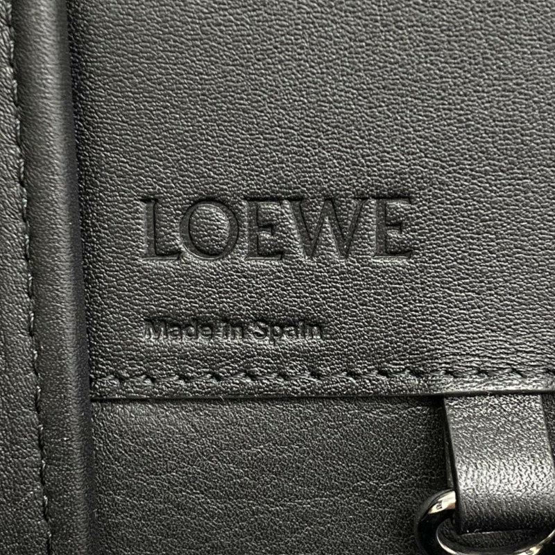 棕色 牛皮 絨面革 Hammock Tote Bag 肩背包【LOEWE 羅威】 A538H02X01-5