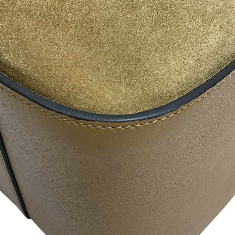 棕色 牛皮 絨面革 Hammock Tote Bag 肩背包【LOEWE 羅威】 A538H02X01-8