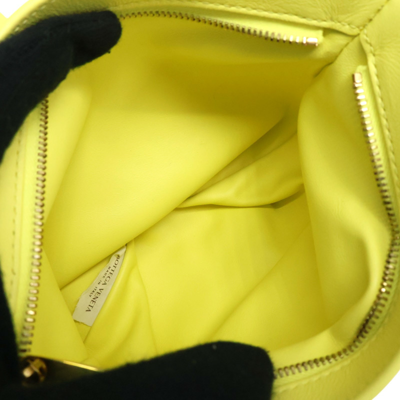 黃色羊皮 Mini The Twist 手拿包 652001VCP40【BOTTEGA VENETA BV 寶緹嘉】 652001VCP40-2