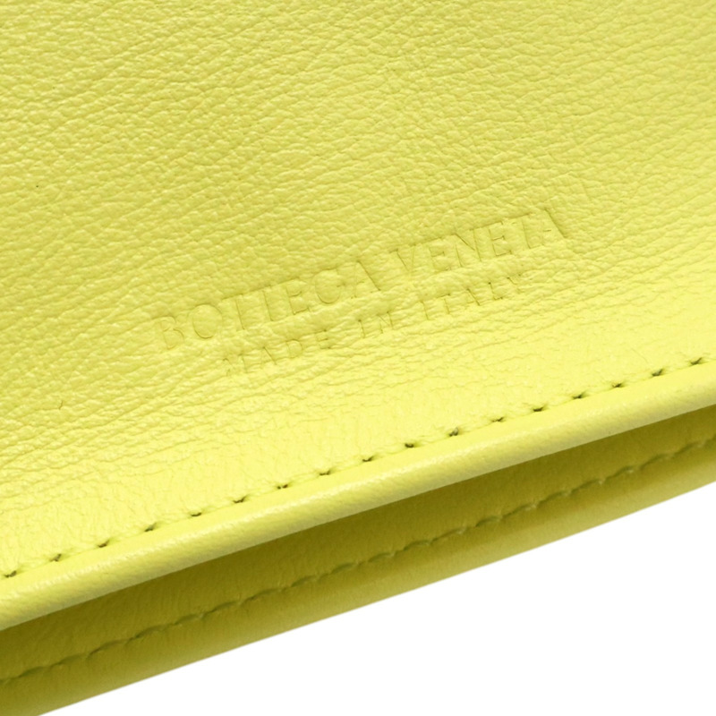 黃色羊皮 Mini The Twist 手拿包 652001VCP40【BOTTEGA VENETA BV 寶緹嘉】 652001VCP40-3