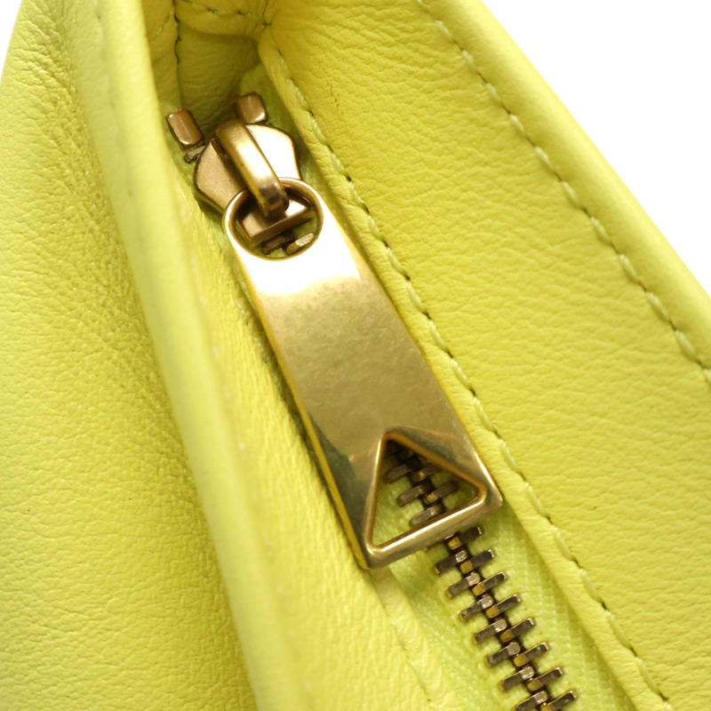 黃色羊皮 Mini The Twist 手拿包 652001VCP40【BOTTEGA VENETA BV 寶緹嘉】 652001VCP40-6
