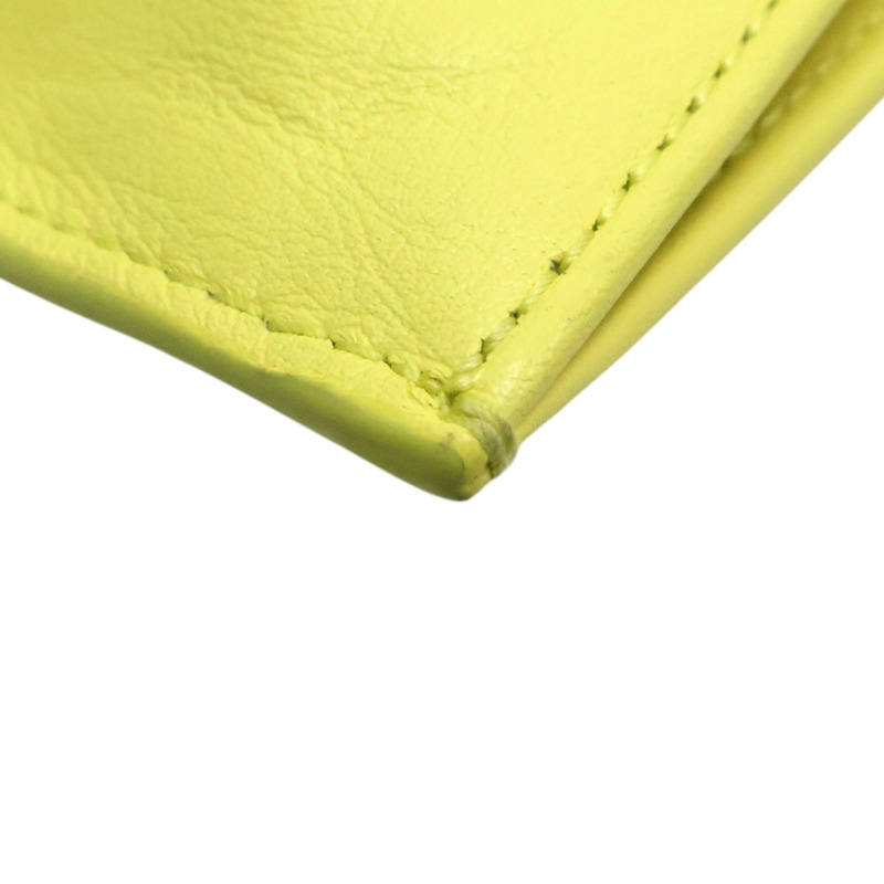 黃色羊皮 Mini The Twist 手拿包 652001VCP40【BOTTEGA VENETA BV 寶緹嘉】 652001VCP40-12