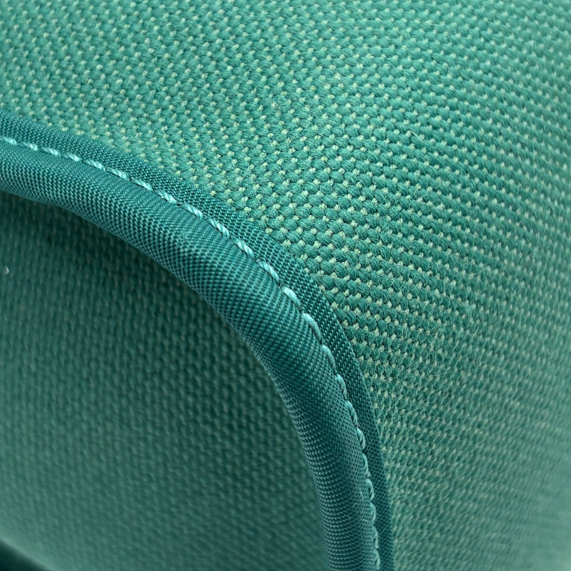 綠色 VERT VERONE Toile calf 帆布 Herbag Zip 31 肩背包 A刻 銀和 【HERMES 愛馬仕】 H079092CC-10