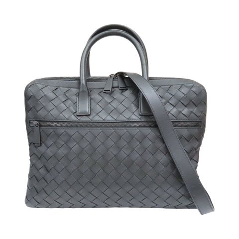 黑色 編織羊皮 公事包 兩用包【BOTTEGA VENETA BV 寶緹嘉】 601065