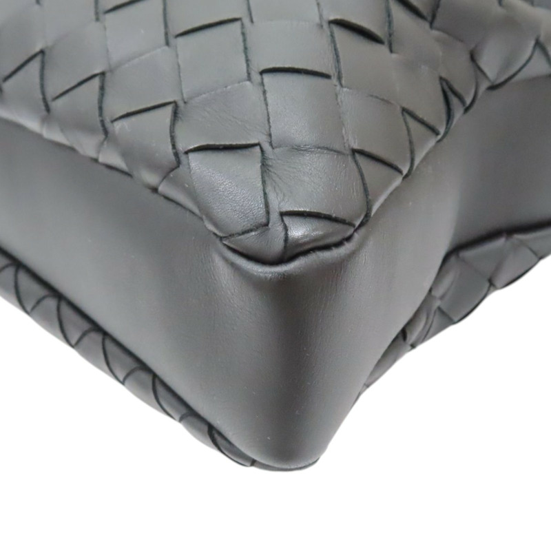 黑色 編織羊皮 公事包 兩用包【BOTTEGA VENETA BV 寶緹嘉】 601065-10