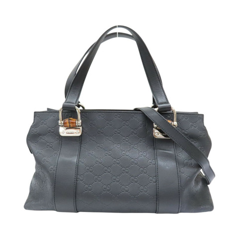 黑色 牛皮 Guccissima Bamboo 兩用包【GUCCI 古馳】 355772