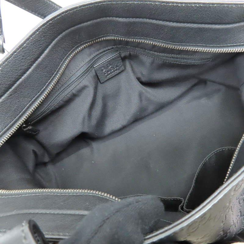 黑色 牛皮 Guccissima Bamboo 兩用包【GUCCI 古馳】 355772-2