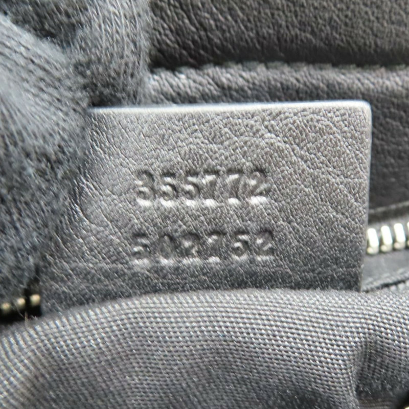 黑色 牛皮 Guccissima Bamboo 兩用包【GUCCI 古馳】 355772-5