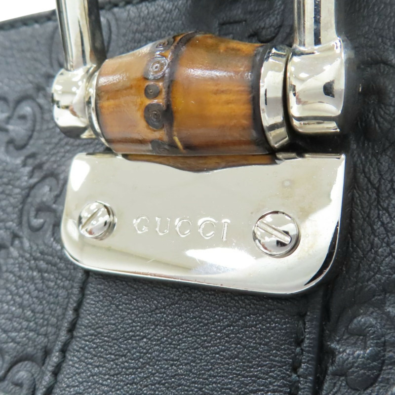 黑色 牛皮 Guccissima Bamboo 兩用包【GUCCI 古馳】 355772-8