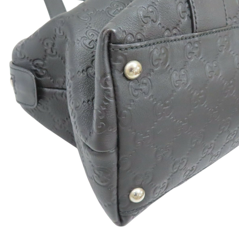 黑色 牛皮 Guccissima Bamboo 兩用包【GUCCI 古馳】 355772-11