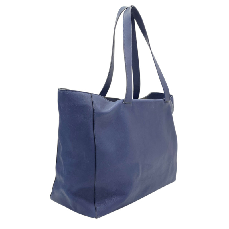 藍色 牛皮 East West 托特包 肩背包【LOEWE 羅威】 308.20.K84-1