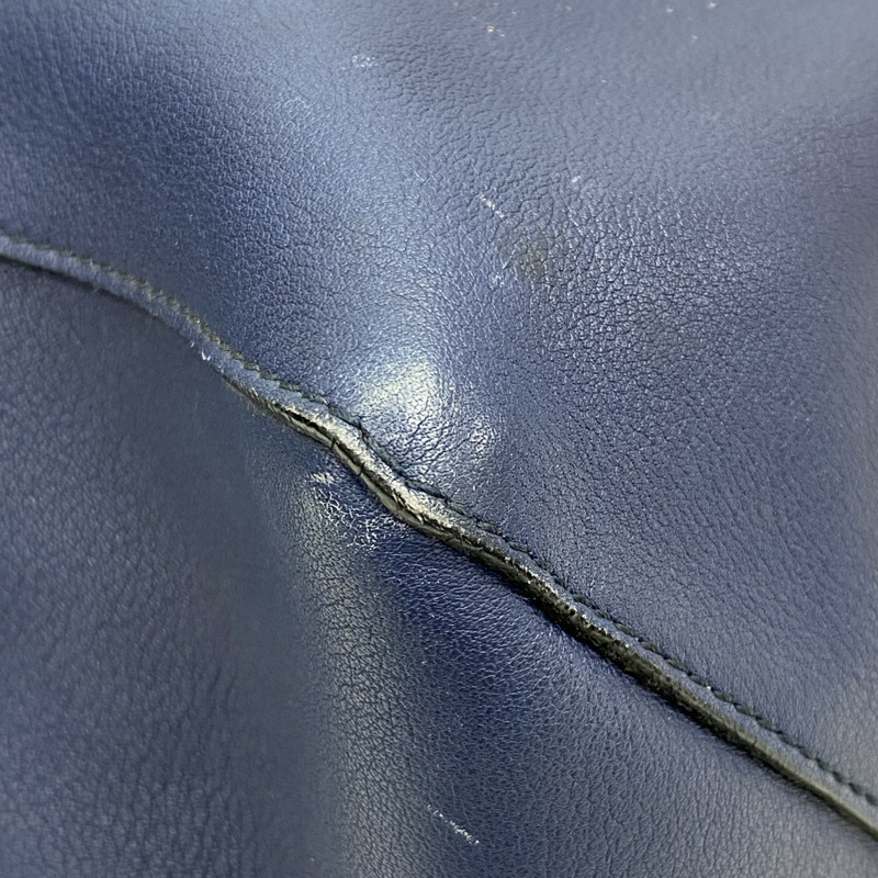 藍色 牛皮 East West 托特包 肩背包【LOEWE 羅威】 308.20.K84-7