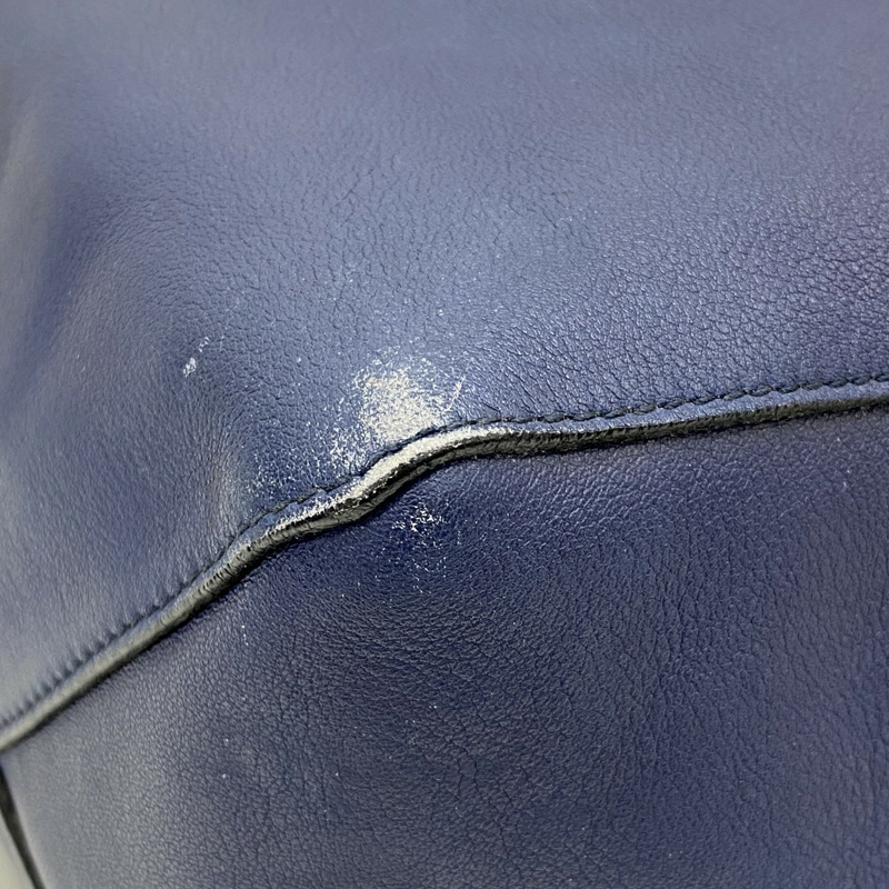 藍色 牛皮 East West 托特包 肩背包【LOEWE 羅威】 308.20.K84-8