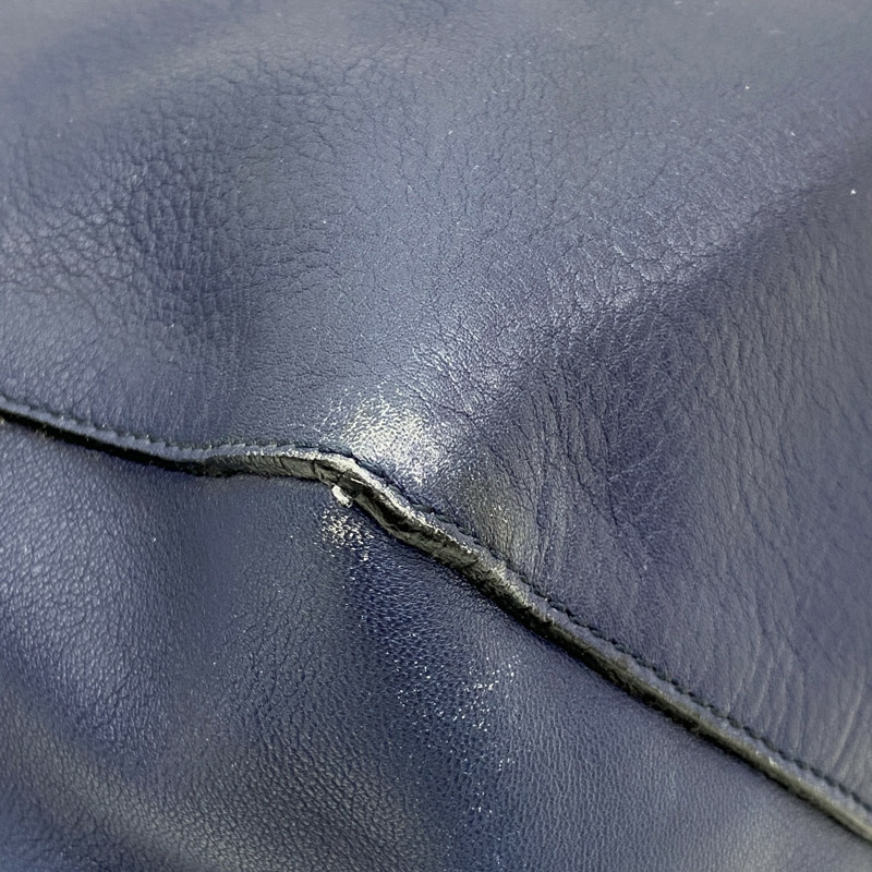 藍色 牛皮 East West 托特包 肩背包【LOEWE 羅威】 308.20.K84-9