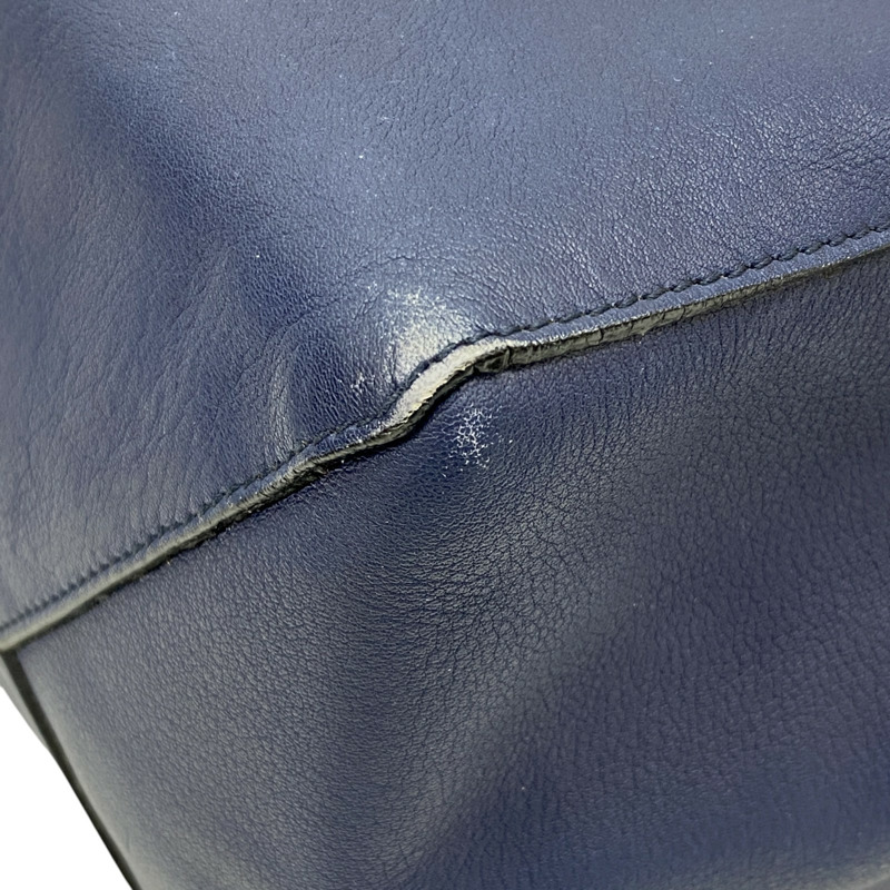 藍色 牛皮 East West 托特包 肩背包【LOEWE 羅威】 308.20.K84-10