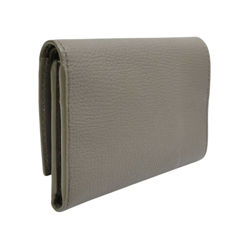 灰色 牛皮 Anagram small vertical 三折短夾【LOEWE 羅威】 C821S33X121-1