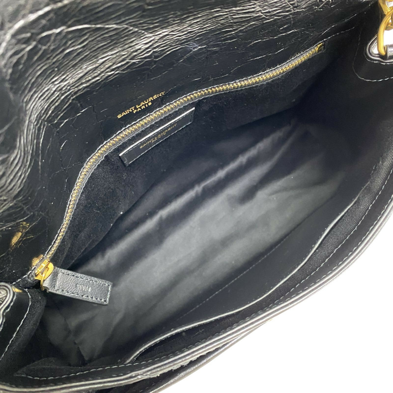 黑色 牛皮 NIKI 復古 中型 肩背包【SAINT LAURENT YSL 聖羅蘭】 6331840-3