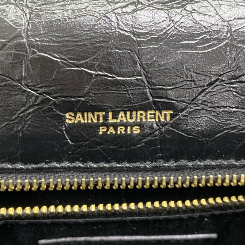 黑色 牛皮 NIKI 復古 中型 肩背包【SAINT LAURENT YSL 聖羅蘭】 6331840-7