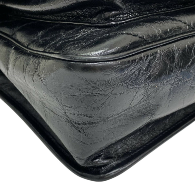 黑色 牛皮 NIKI 復古 中型 肩背包【SAINT LAURENT YSL 聖羅蘭】 6331840-14