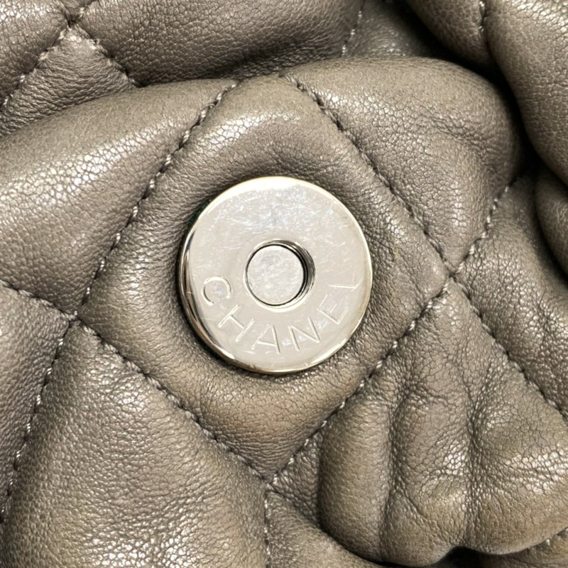 棕色 菱格紋 羊皮 Chain Around 肩背包 無卡【CHANEL 香奈兒】 A49889-6