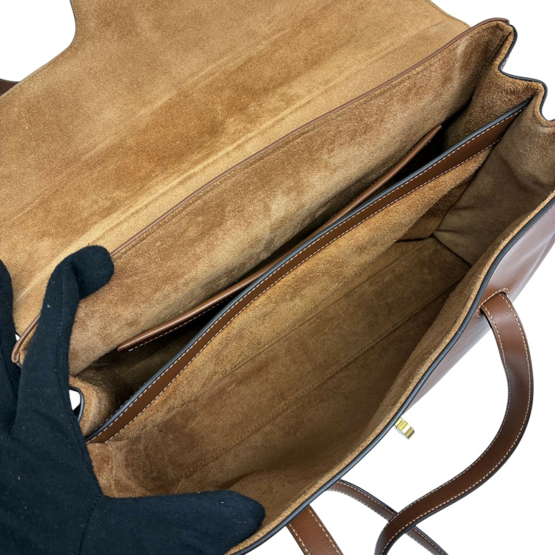 棕色 牛皮 Medium 16 Soft 肩背包【CELINE 賽琳】 195543CR4.04LU-2