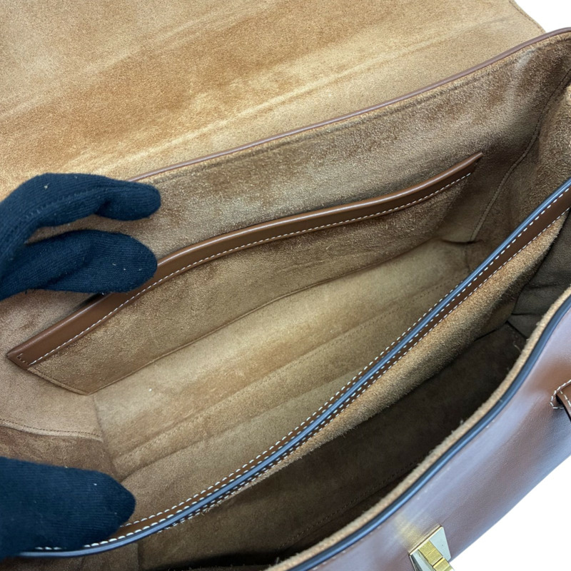 棕色 牛皮 Medium 16 Soft 肩背包【CELINE 賽琳】 195543CR4.04LU-3