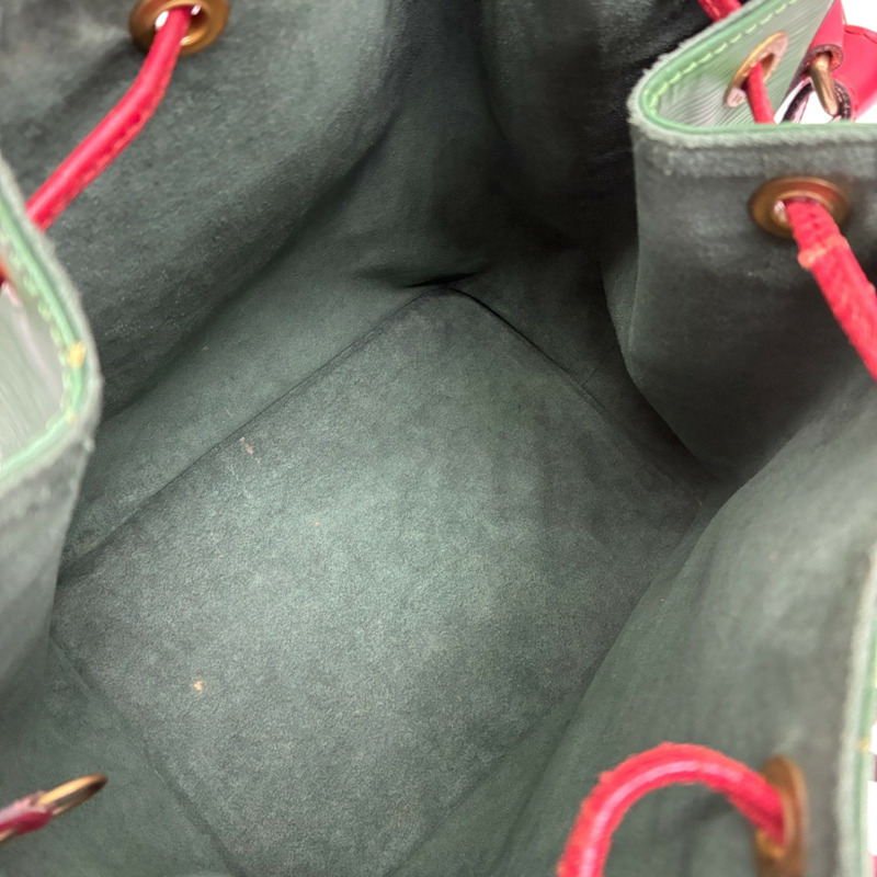 綠/紅色 EPI 水波紋 牛皮 Petit Noe 肩背包 M44147【LOUIS VUITTON LV 路易威登】 M44147-2