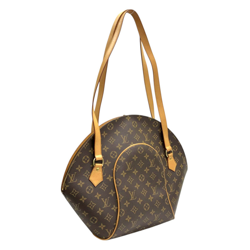 棕色 原花帆布 Ellipse 肩背包【LOUIS VUITTON 路易威登】 M51128-1