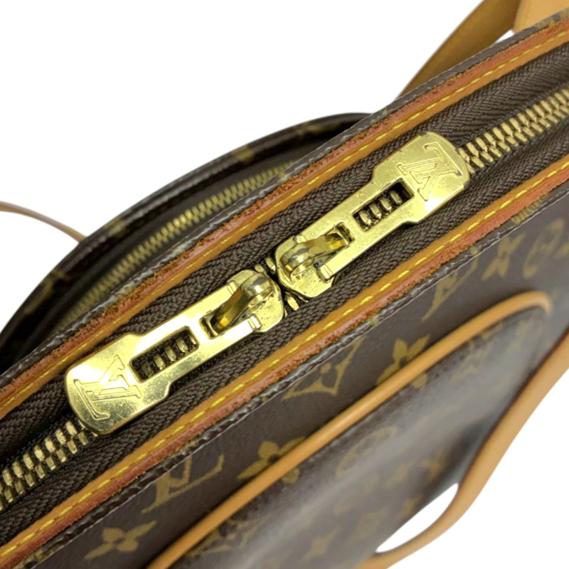 棕色 原花帆布 Ellipse 肩背包【LOUIS VUITTON 路易威登】 M51128-5