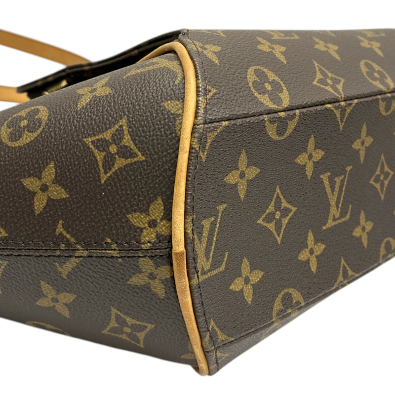 棕色 原花帆布 Ellipse 肩背包【LOUIS VUITTON 路易威登】 M51128-7