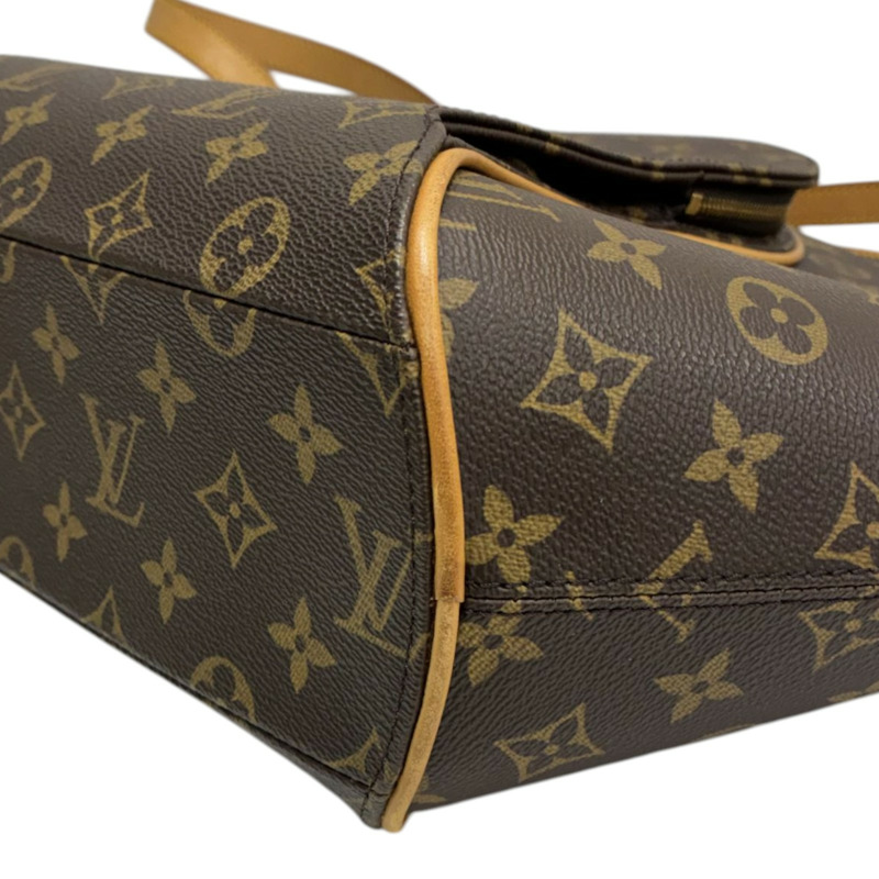 棕色 原花帆布 Ellipse 肩背包【LOUIS VUITTON 路易威登】 M51128-8