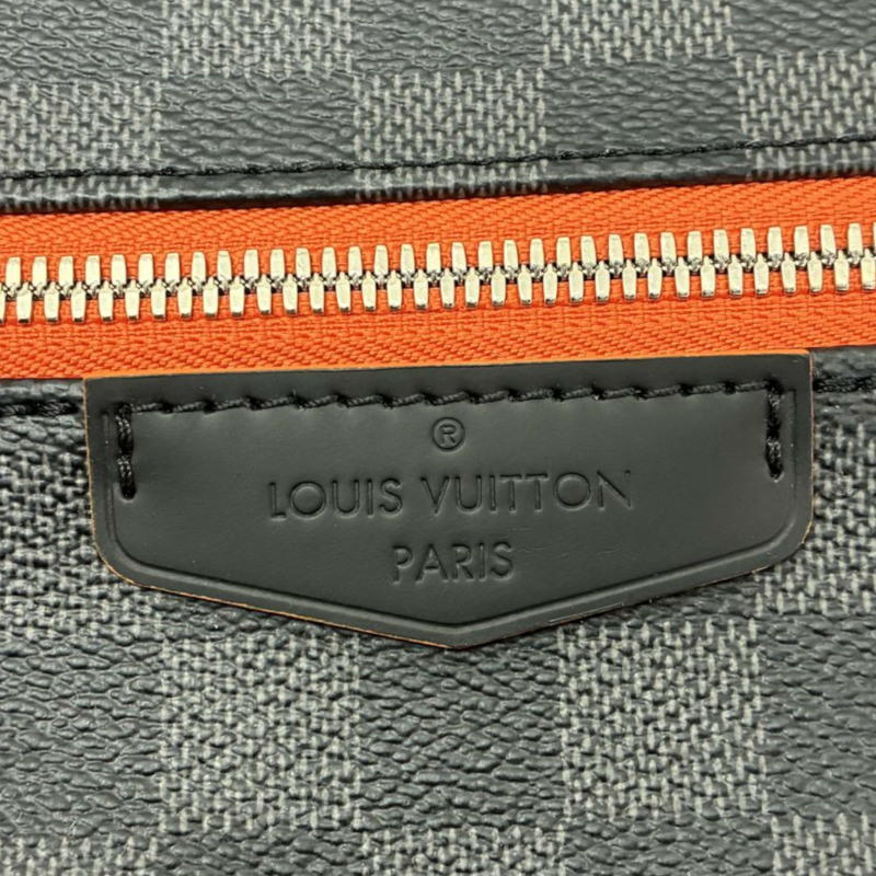 黑色 棋盤格帆布 Josh 雙肩包 後背包【LOUIS VUITTON LV 路易威登】 N42403-3