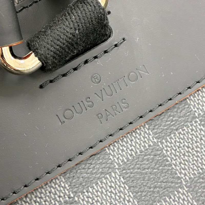 黑色 棋盤格帆布 Josh 雙肩包 後背包【LOUIS VUITTON LV 路易威登】 N42403-4