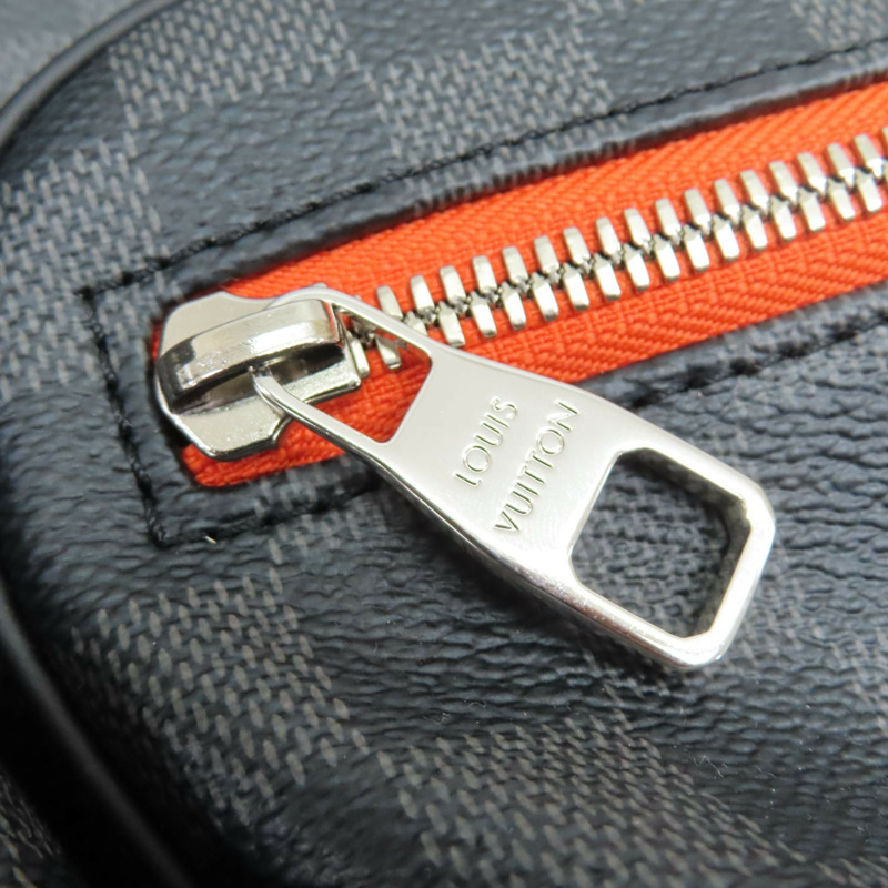 黑色 棋盤格帆布 Josh 雙肩包 後背包【LOUIS VUITTON LV 路易威登】 N42403-6