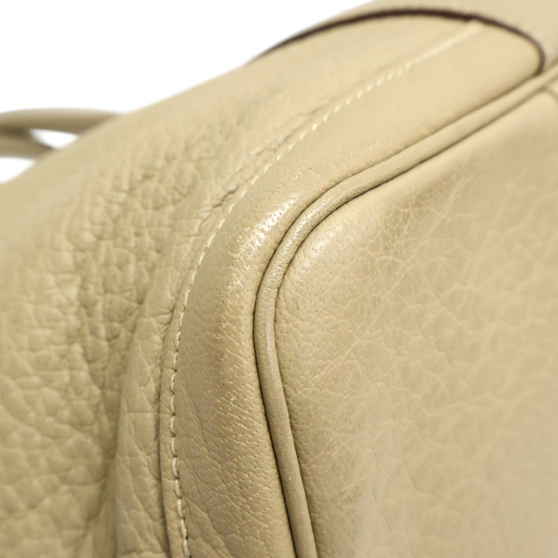 風衣灰色 Negonda牛皮 Garden Party 36 手提包 口L刻【HERMES 愛馬仕】-10