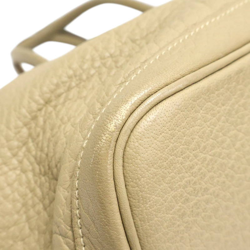 風衣灰色 Negonda牛皮 Garden Party 36 手提包 口L刻【HERMES 愛馬仕】-12