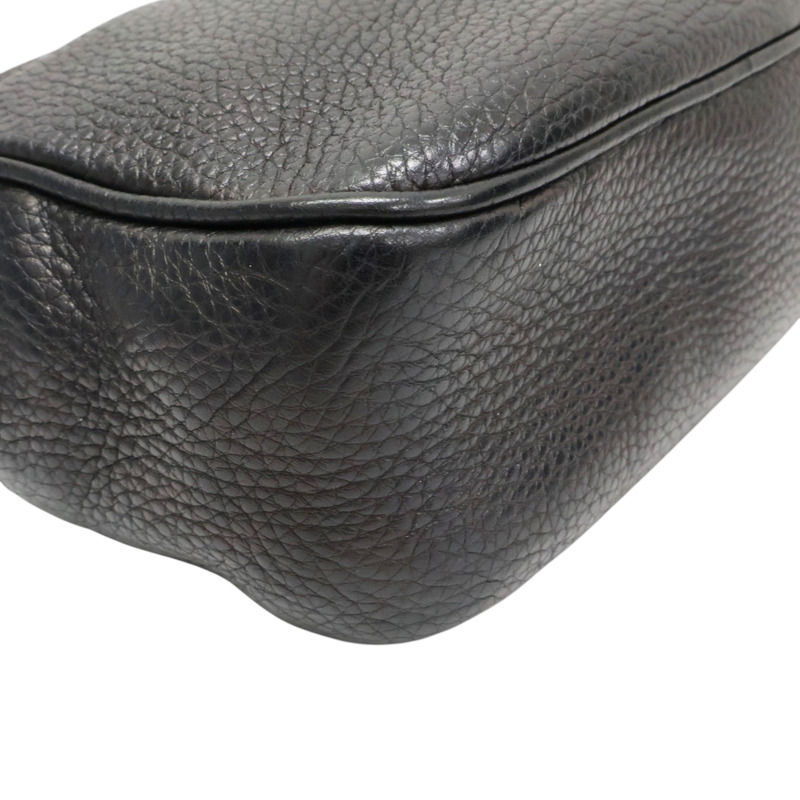 黑色 牛皮 相機包 肩背包【GUCCI 古馳】 308364-2