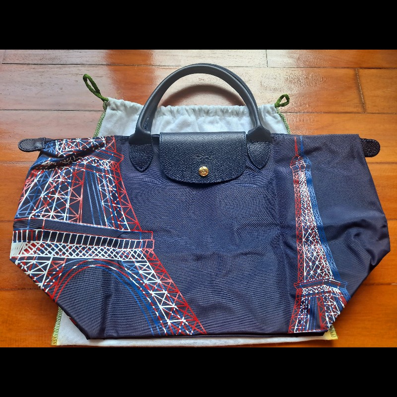 （全新未用）Longchamp LE PLIAGE巴黎鐵塔限定款-0