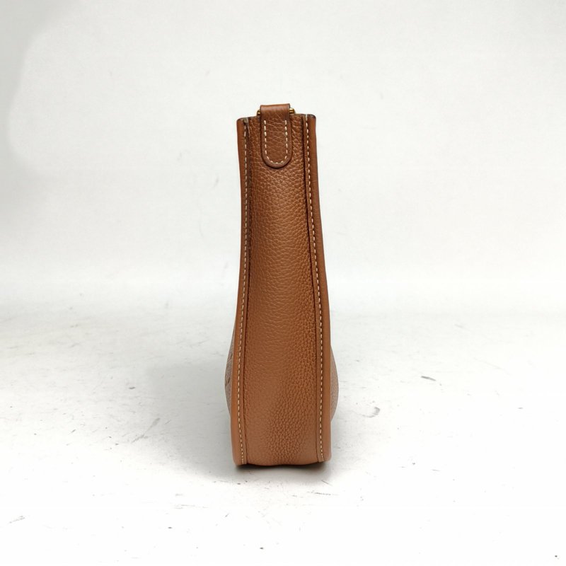 HERMES EvelyneMini16金棕色TC皮U刻金扣肩背包-1