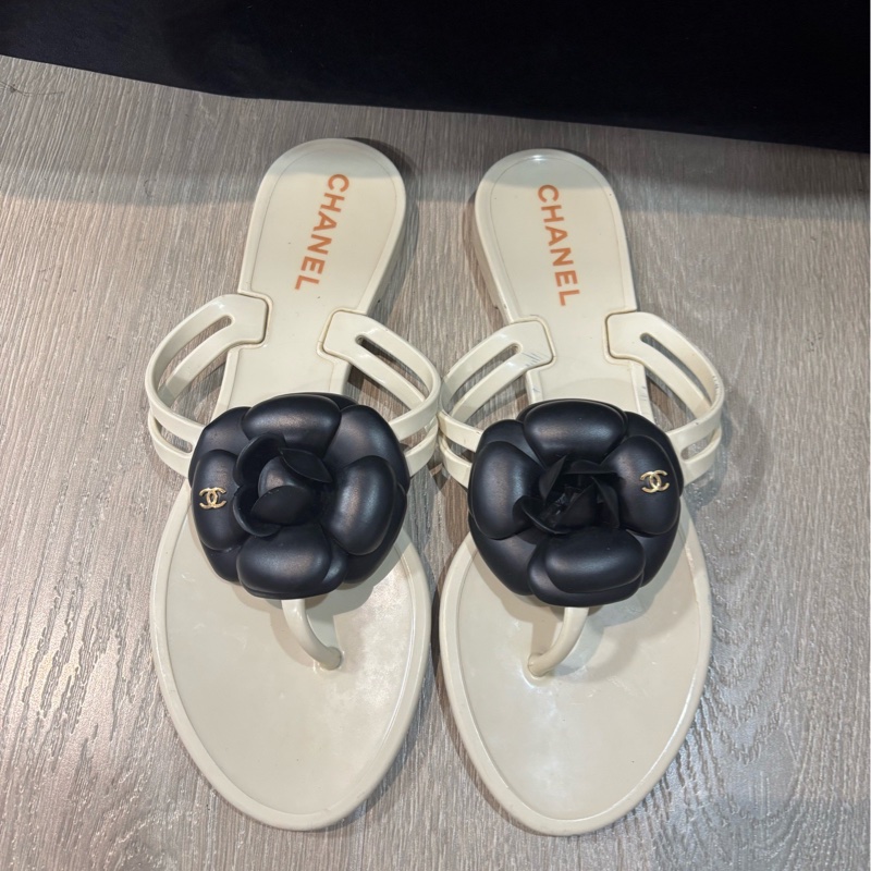 95新 香奈兒涼拖 尺寸：36 碼-1