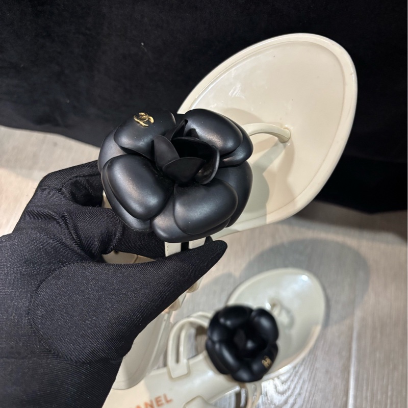 95新 香奈兒涼拖 尺寸：36 碼-2