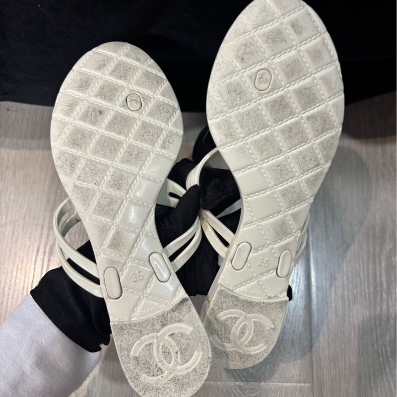 95新 香奈兒涼拖 尺寸：36 碼-4