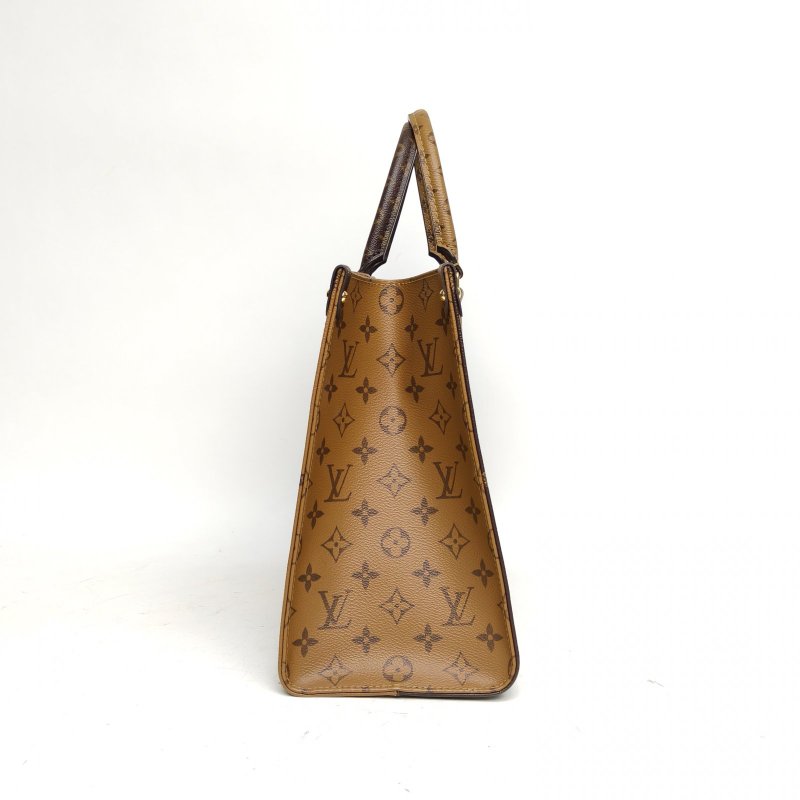LOUIS VUITTON Onthego中號35老花PVC晶片肩背包-3