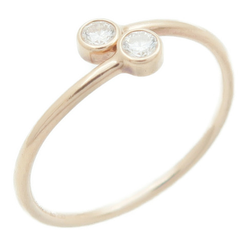 TIFFANY＆CO 18K玫瑰金Elsa Peretti Stacking Ring戒指