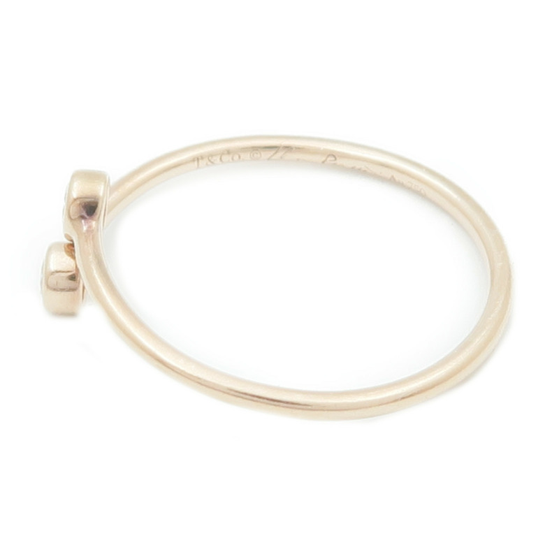 TIFFANY＆CO 18K玫瑰金Elsa Peretti Stacking Ring戒指-2