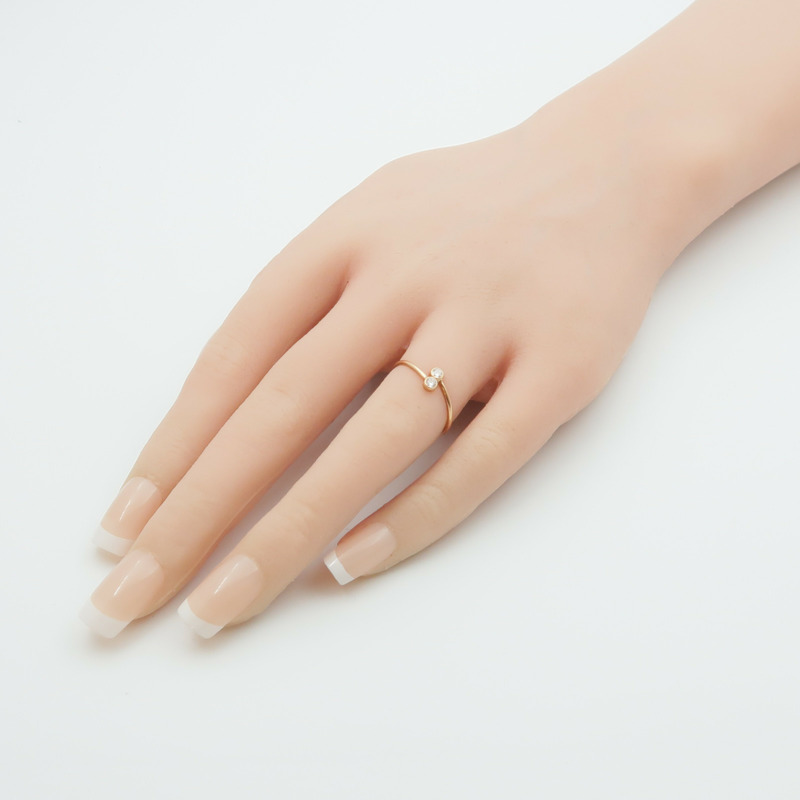 TIFFANY＆CO 18K玫瑰金Elsa Peretti Stacking Ring戒指-6