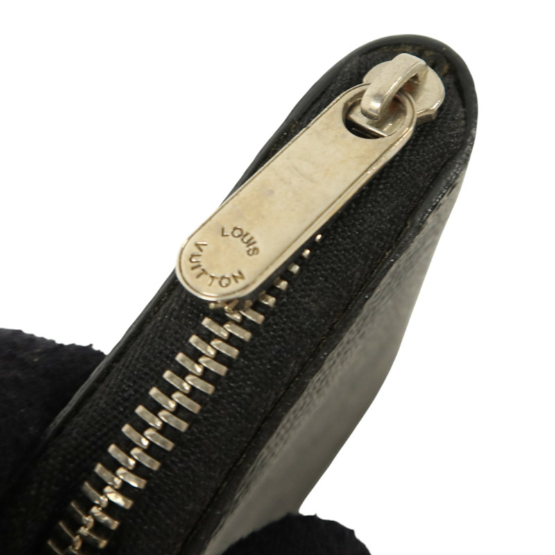 LOUIS VUITTON Damier Graphite Zippy Coin Purse銀扣零錢包-8